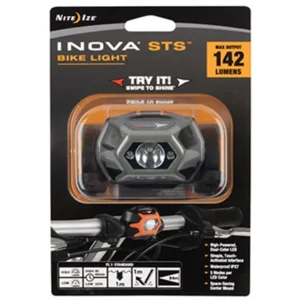 Inova STS Led Fiets lamp Charcoal 142 Lumen HLSBA-09-R7