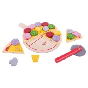 Speelgoedeten - Pizza snijden