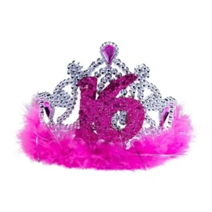 Tiara - Sweet 16 - Zilver/roze