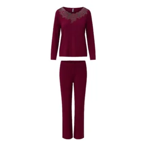 Lingadore Port Desire Nights pyjama in bordeaux