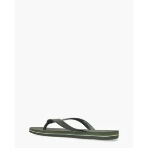 Havaianas Brasil Logo Groen Herenslippers