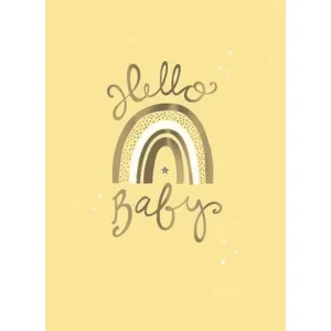 Kaart - Hello baby - A4 formaat - MXA.0013