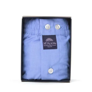 MC Alson Boxershort Heren: Effen Blauw, Los model met ingewerkte slip ( MCA.2 )