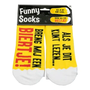 Sokken - Als je dit kunt lezen breng mij een biertje - Funny socks