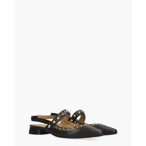 Di Lauro Walline Zwart Dames Slingbackloafers