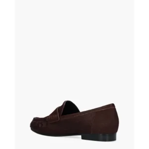 Bibi Lou 661690 Burgundy Hairy Penny Loafer