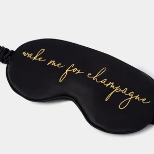 Slaapmasker & Scrunchie - Wake Me For Champagne