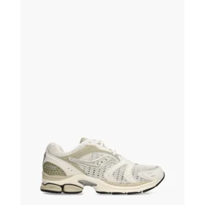 Saucony ProGrid Triumph 4 Wit/Khaki Damessneakers