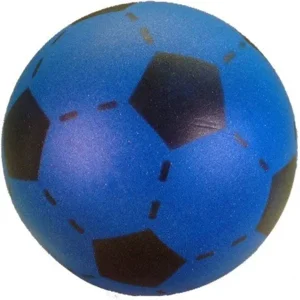 Bal - Voetbal - Schuimrubber - Blauw - 20cm