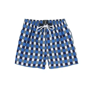 Olympia - Blue Checkered - Zwemshort - 36004 - Blue Print