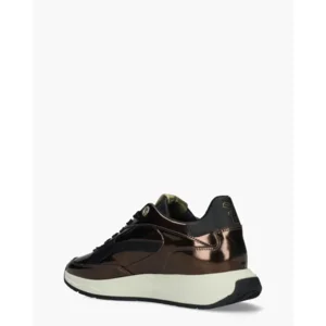 Floris Van Bommel Suvi 02.13 Bruine Metallic/Lak Damessneakers