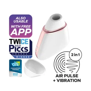 Satisfyer Love Triangle Luchtdrukvibrator - Zwart
