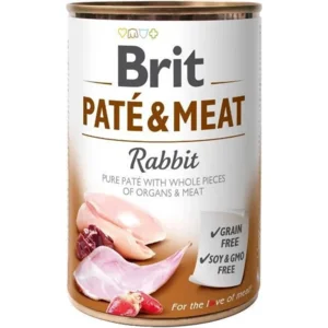 BRIT Pate & Meat Konijn 6 x 400 gram