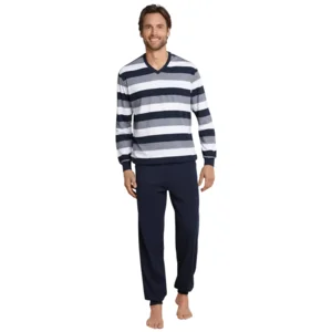 Schiesser –  Dark Sapphire – Pyjama – 159623 – Blue Stripe