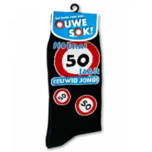 Sokken - 50 Jaar - Verkeersbord