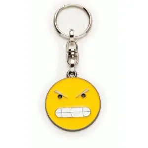 Emoji metalen sleutelhanger - pouting face
