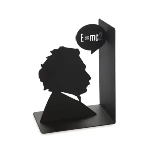 BALVI Boekensteun Einstein Zwart Metaal