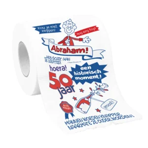 Toiletpapier - 50 Jaar - Abraham