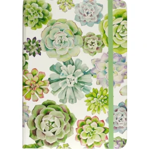 Notitieboek - Compact journal - Peter Pauper - Succulent Garden - 13x18cm