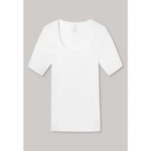 Schiesser Luxury Shirt 1/2 KM - 200764 - White
