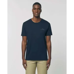 NAVY WAVE T-SHIRT