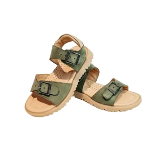 Zecchino d'Oro Sandaal Effen A33-3300 kaki/beige 26