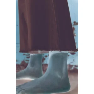 Para Mi Damesbroek: Kim ( Wijd ) Color Denim Off White ( PARA.146)
