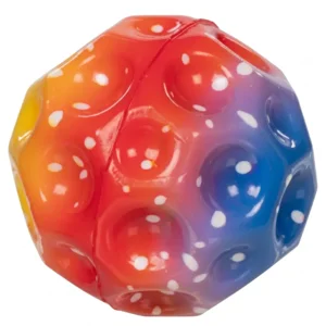 Stuiterbal - Regenboogkleuren - 6,5cm - 4+