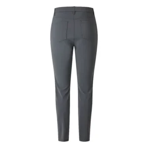 KJ Brand dames broek: Jenny, Donker Grijs, Duitse maten, elastiek in de lenden ( BRA.337)