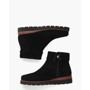 Di Lauro Nanet Zwart Dames Enkelboots
