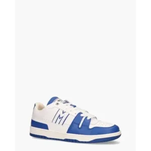 Mercer The Brooklyn M Wit/Kobaltblauw Herensneakers