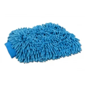 Chenille Microfibre Wash Mitt Light Blue