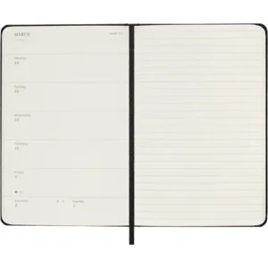 Moleskine agenda weekly notebook large 2022-2023 hardcover