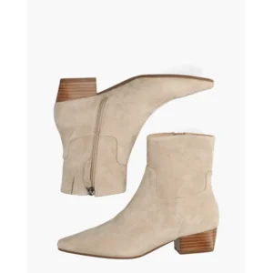 Di Lauro Carabella Beige Dames Enkelboots