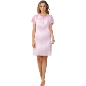 Pastunette – Stripe – 111251-103-1 – Nachtkleed – Light Pink