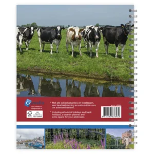 Agenda - 2024 - Nederland - Met spiraal - 17,5x21,5cm