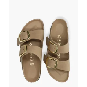 Birkenstock Arizona Big Buckle Taupe Damesslippers