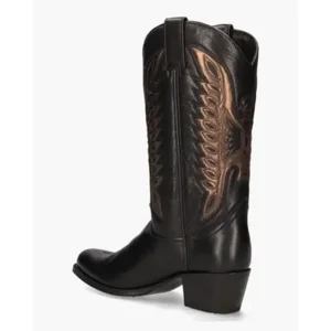 Sendra 8850 Zwart/Brons Damesboots
