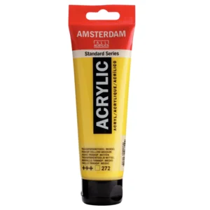 Acrylverf - 272 - Transparant geel middel - Amsterdam - 120ml