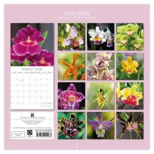 Kalender - 2026 - Orchids - 30x30cm
