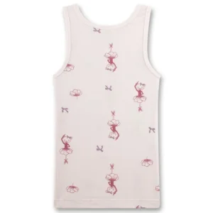 Sanetta meisjes singlet: Ballet beertje, modal / katoen ( SAN.149 )
