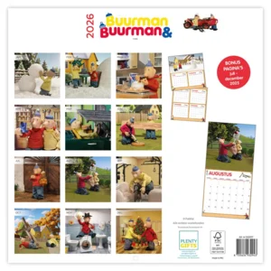 Kalender - 2026 - Buurman en buurman - 30x30cm