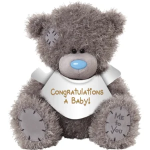 Knuffel - Beer - Congratulations a baby - 24cm