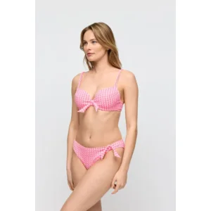 Marie Jo Swim Bikini Slip: Mary Lynn, Rose Gingham, Laag model ( MJO.343 )