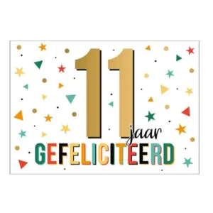 Kaart - Goud waard - 11 jaar - GWA02
