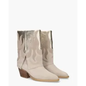 Dwrs Barbados Beige/Multi Dames Enkelboots