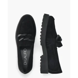 Di Lauro Celestina Zwarte Damesloafers