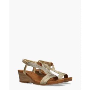 Lisa & Jo Zowi Goud Damessandalen