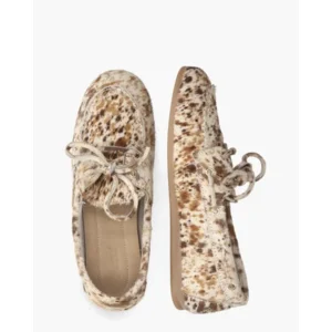 Posa Boat Loafer Hairy Pony Dames Veterschoenen