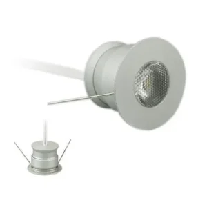 Inbouwspot mini LED 4W grijs, wit of zwart Zwart